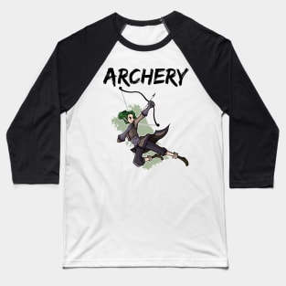 Ranger Hunter Roleplaying Class RPG Fun Archery Meme Quote Baseball T-Shirt